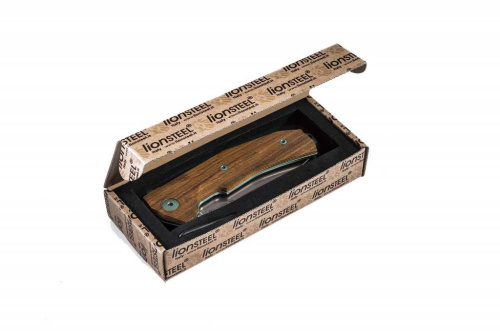 Складной нож Lion Steel KUR BST Santos Wood фото 5