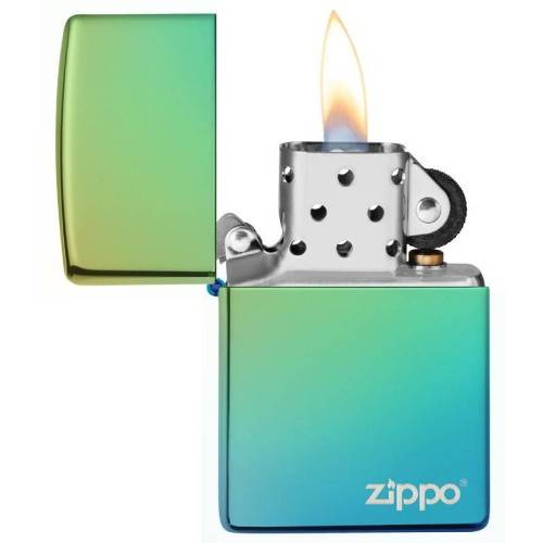 499 ZIPPO ЗажигалкаLogo Classic с покрытием High Polish Teal фото 7