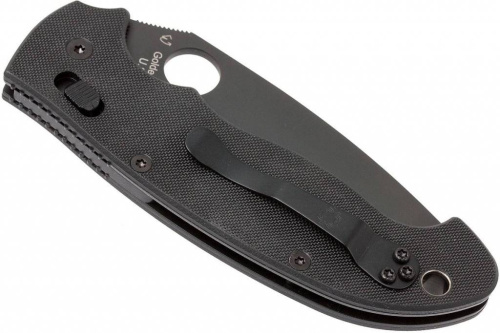 98 Spyderco Manix 2 XL Black - 95GPBBK2 фото 5