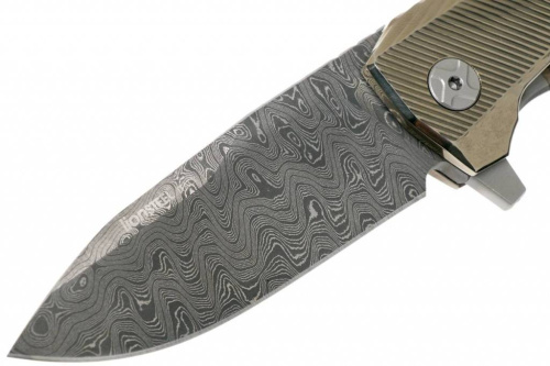 Складной нож Lion Steel ROK DD GL Damascus Gold фото 2 Складной нож Lion Steel ROK DD GL Damascus Gold фото 2