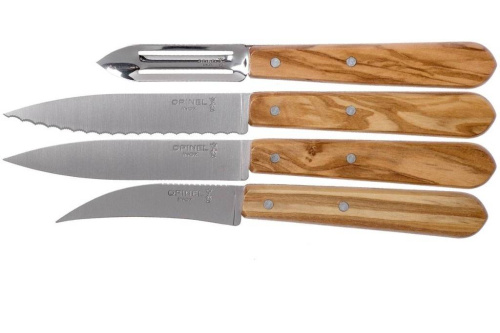 2011 Opinel Набор ножей Set "Les Essentiels" Olive деревянная рукоять 2011 Opinel Набор ножей Set "Les Essentiels" Olive деревянная рукоять