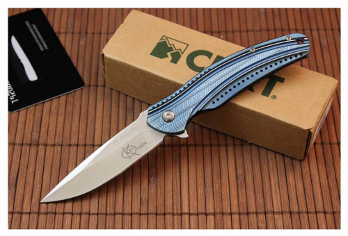 Складной нож CRKT Ripple Blue фото 8