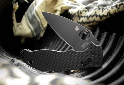 98 Spyderco Manix 2 XL Black - 95GPBBK2 фото 17