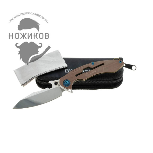 Складной нож Rikeknife M3 brown фото 9