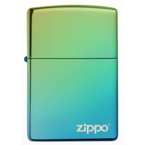 499 ZIPPO ЗажигалкаLogo Classic с покрытием High Polish Teal фото 2