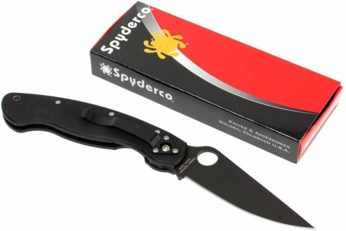 Складной нож Spyderco Military™ Model - C36GPBK фото 6