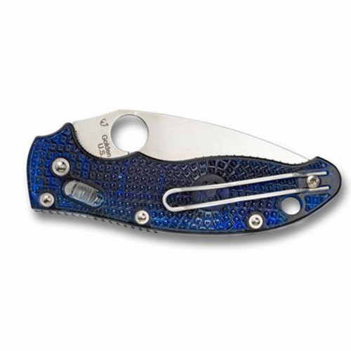 Складной нож Spyderco Manix 2 Lightweight Blue 101PBL2 фото 7