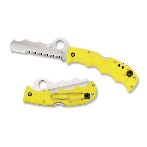 Складной нож Spyderco Rescue Assist™ Salt Yellow - 79PSYL фото 2
