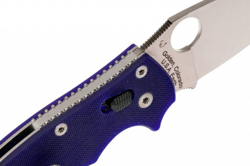 Складной нож Spyderco Manix 2 Blue 101GPDBL2 фото 9