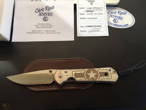 3810 Chris Reeve Large Sebenza 21 Unique Graphics Tanked фото 2 3810 Chris Reeve Large Sebenza 21 Unique Graphics Tanked фото 2
