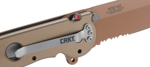 435 CRKT Kit Carson M16 Desert Aluminum фото 3