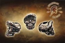 Темляк с бусиной Black Para-Cord Lanyard with Beret Skull Bead